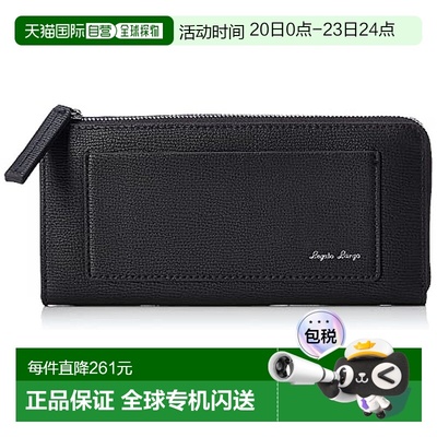 【日本直邮】Legato largo 长钱包 Lineare LJ-E1514 黑色零钱包