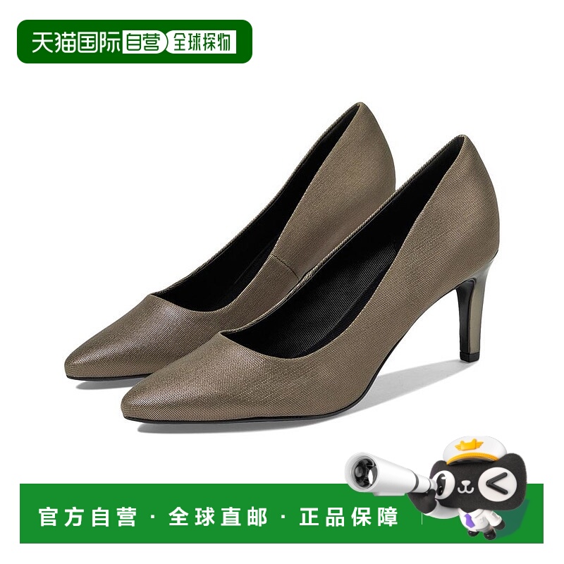1h可退 【美国直邮】Rockport乐步女士时装单鞋浅口高跟鞋尖头真