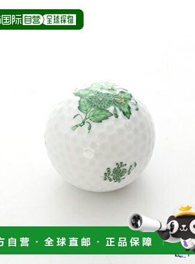 日本直邮HEREND 浅紫色 07803-0-00 高尔夫球型装饰品 摆件 室内