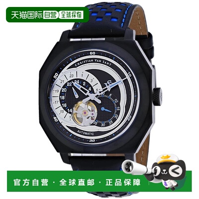 自营Christian Van Sant男士黑色表盘手表-黑色 美国奥莱直发
