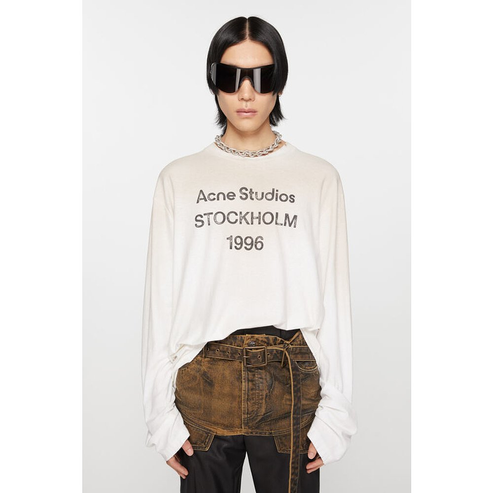 欧洲直邮Acne Studios/艾克妮1996系列字母Logo印花T恤明星同款图片