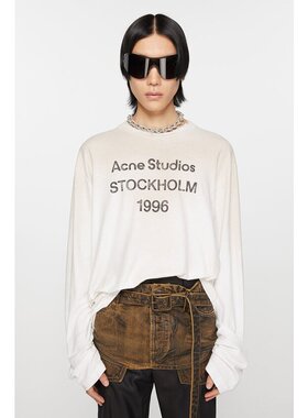欧洲直邮Acne Studios/艾克妮1996系列字母Logo印花T恤明星同款