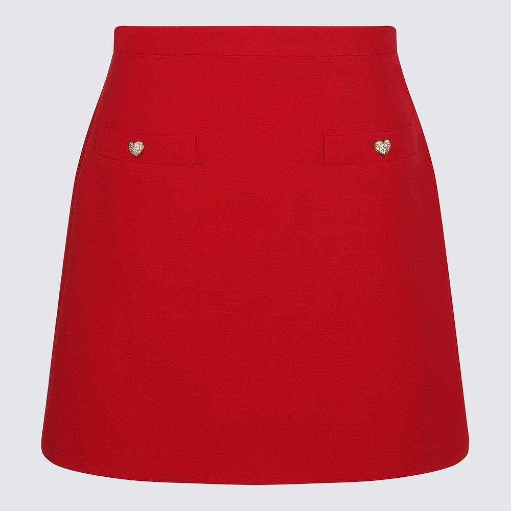 VALENTINO 女士半身裙 7B3RACM21CFR9M AW2025 红色