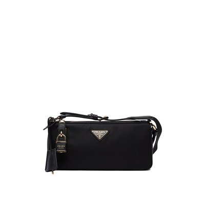 潮奢 Prada 普拉达 女士 皮革肩包(Re-Nylon) 1BC2342C8QF000