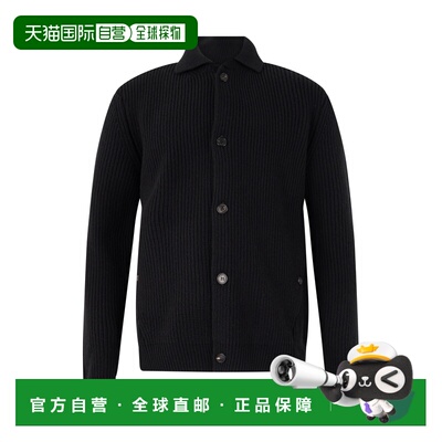 SLOWEAR 男士针织衫 810481ZQ212Z0015 AW2026 黑色开衫