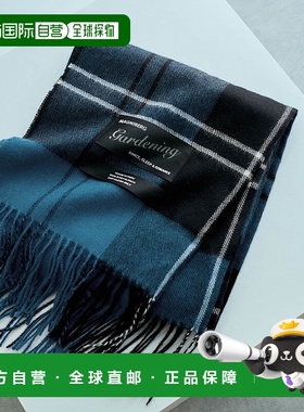 日本直邮MAGNIBERG 女士加厚格纹羊驼毛围巾滑雪 2024BEUN54030