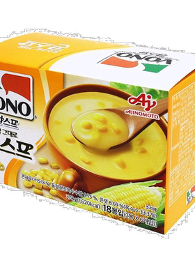 韩国直邮味之素VONO玉米西式浓汤共36袋即食方便早餐冲泡速食汤