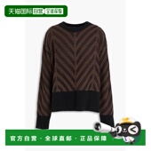 香港直邮JOSEPH 约瑟夫 女士 1h可退 人字纹美利奴羊毛毛衣 JF008