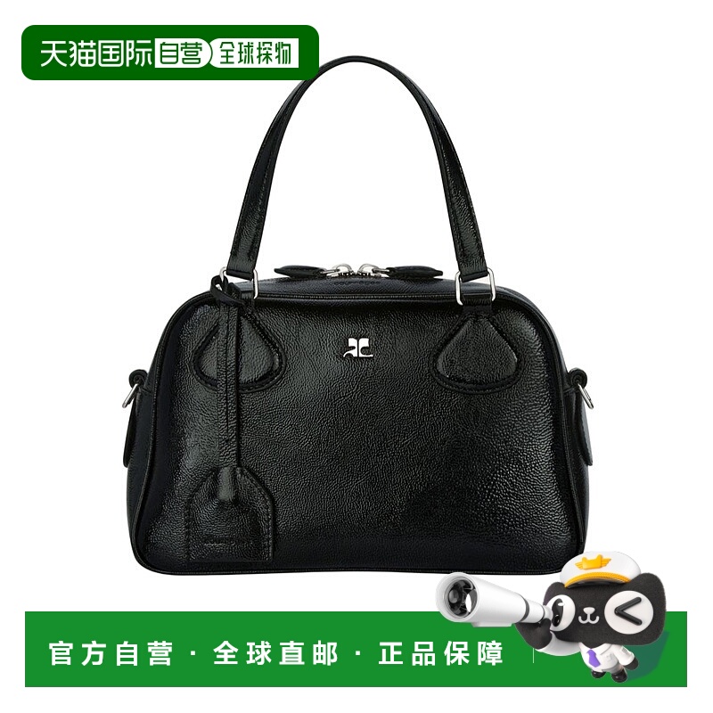 香港直邮Courreges 拉链保龄球包 125GSA133CR0043