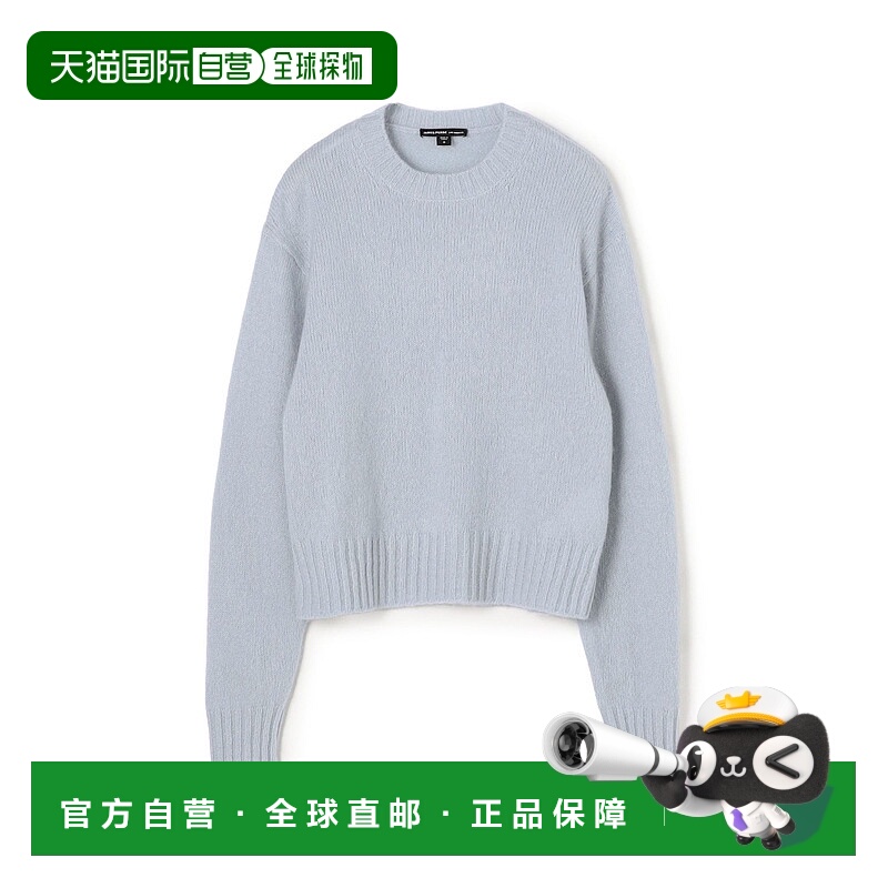 1h可退 日本直邮JAMES PERSE 女装 全羊绒 宽松半高领针织衫 螺纹