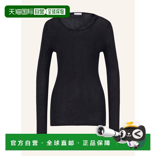 1h可退 欧洲直邮Hanro 女士针织衫 100340495713000 CO 黑色 WOOL