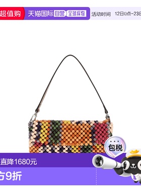 1h可退 香港直邮潮奢 Staud 女士 Bayadere 多条纹肩包 H24P6013B