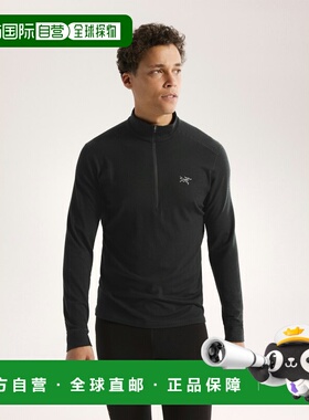 欧洲直邮Arc'teryx 始祖鸟 RHO美利奴羊毛颈部拉链衫 男装户外