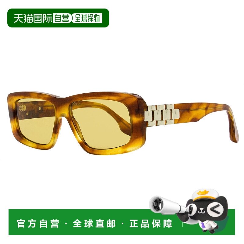 自营 victoria beckham维多利亚 贝克汉姆 女士链式矩形太阳镜 VB