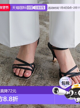 日本直邮marvelous by Pierrot 交叉带凉鞋 [P03531BW05349] 黑色