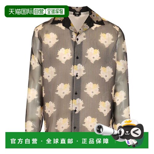 1h可退 香港直邮FENDI 男士衬衫 FS1357AYX7F0QA1 SS2026 花色 CA