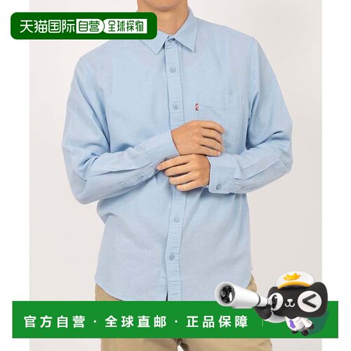 日本直邮Levi's SUNSET 1 POCKET 丹宁蓝 衬衫亚麻