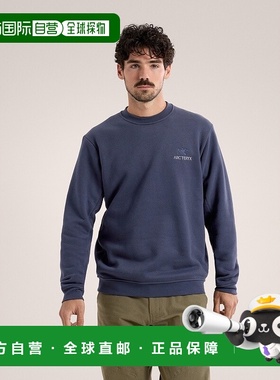 自营1h可退 欧洲直邮ARCTERYX 男士Emblem抓绒圆领卫衣始祖鸟