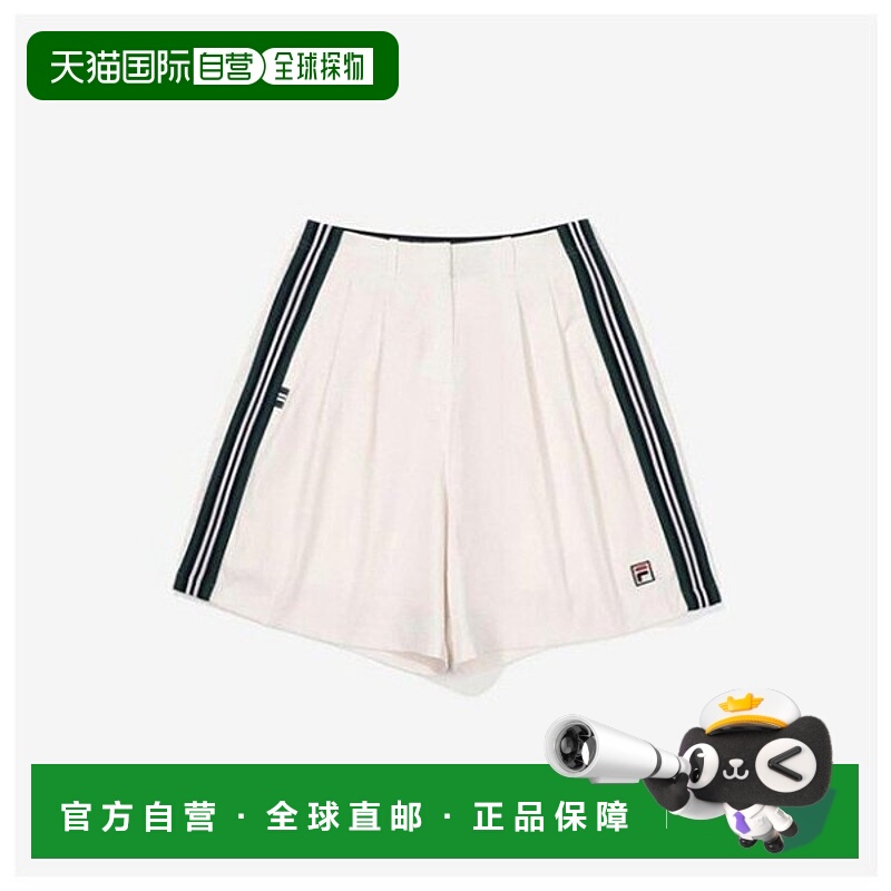 韩国直邮FILA 轮转短裤 TQJ FS2TRF3361F-WH 斐乐梭织百慕大长裤