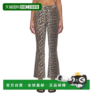 女士 棕色 Leopard 香港直邮潮奢 Cropped 甘尼 Betzy 牛仔 GANNI