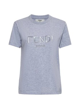 FENDI 女士T恤 FS7254AT1PF0TAZ 灰色 短袖T恤