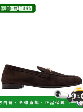 1h可退 香港直邮Versace 圆头乐福鞋 10198791A14489单鞋一脚蹬