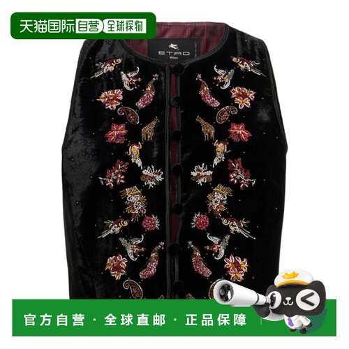 香港直邮ETRO 女士马甲 WRDA0027AR11TN0000 AW2026 花色 短款丝
