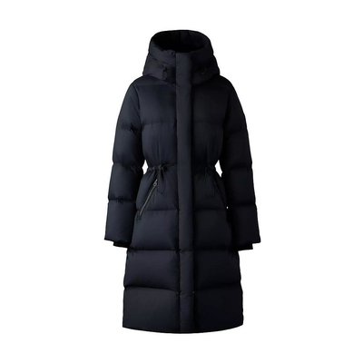美国直邮Mackage Ishani 水洗长款羽绒服 女装保暖防风外套