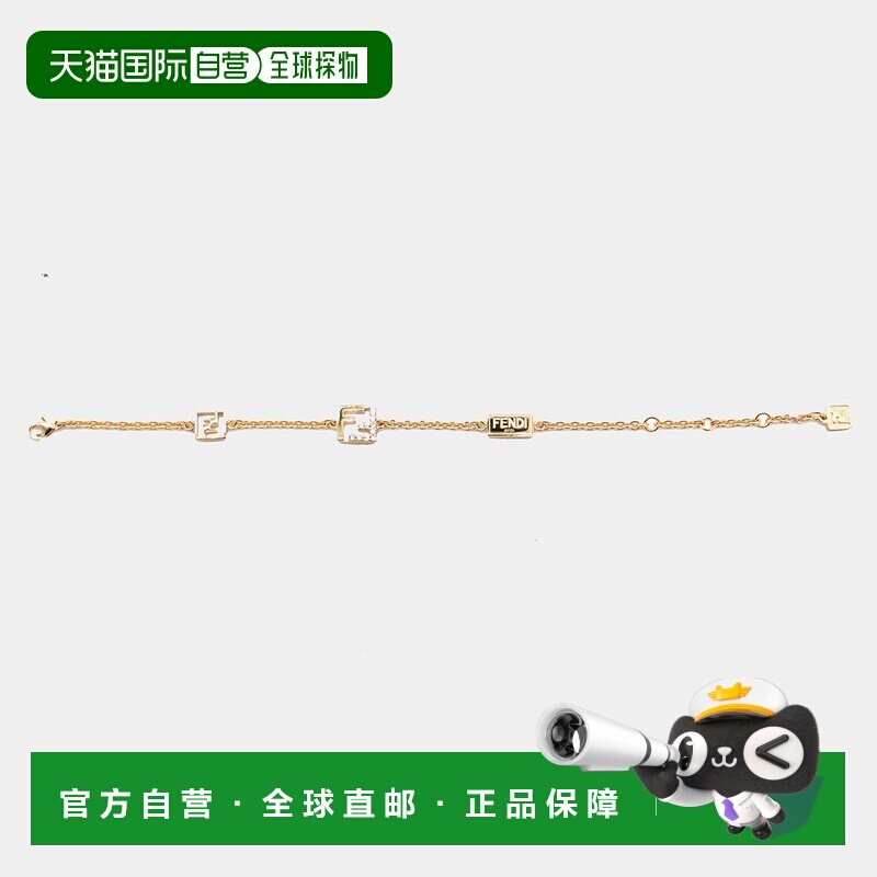 香港直邮FENDI 女士手链手镯 8AK321A44GF089U SS2026 银色 龙虾