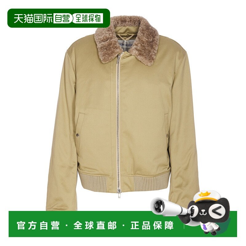 1h可退 香港直邮burberry 男士 夹克衫博柏利羊毛针织皮衣,男装,夹克,淘宝优惠券,粉丝福利购,淘宝优惠卷