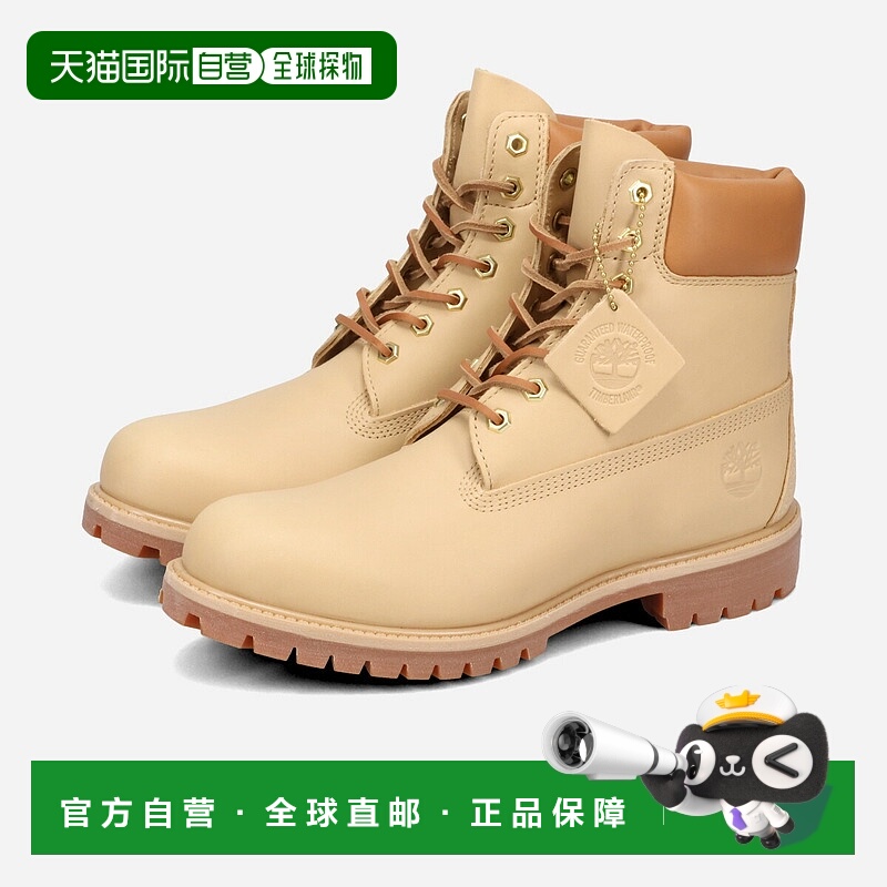日本直邮Timberland 6 英寸优质防水靴男士中米色A2P6W-EN2