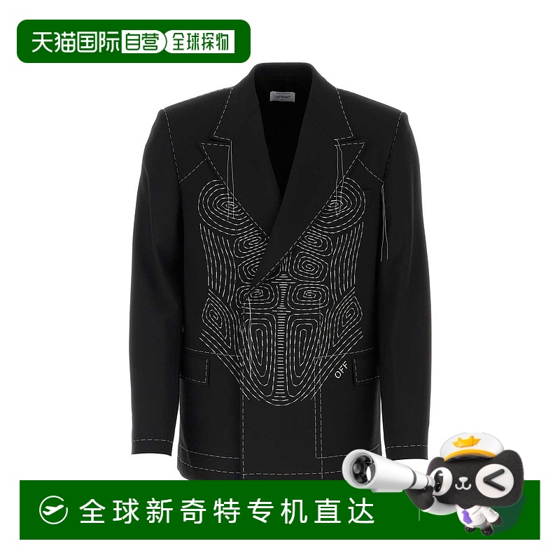 1h可退 欧洲直邮off-white 男士 休闲西装