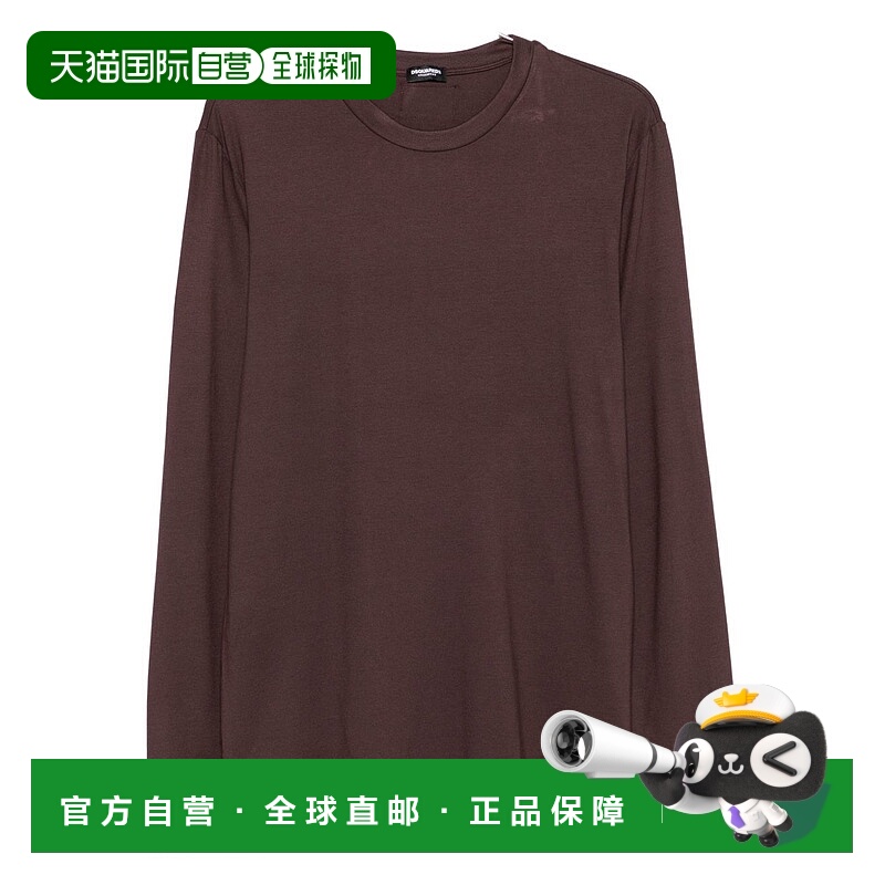 1h可退 香港直邮DSQUARED2 男士T恤 D9M106030502 AW2025 棕色 Br