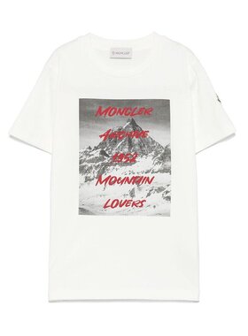 Moncler 盟可睐 男童 STAMPA GRAFICA T恤童装 8C0001189AFV034