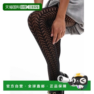 设计连裤 pelerine 袜 黑色 舒适时 香港直邮ASOS black黑色 女士