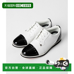 自营 G/FORE G4LC20EF04 尖头鞋Gallivanter 女士高尔夫鞋系带皮