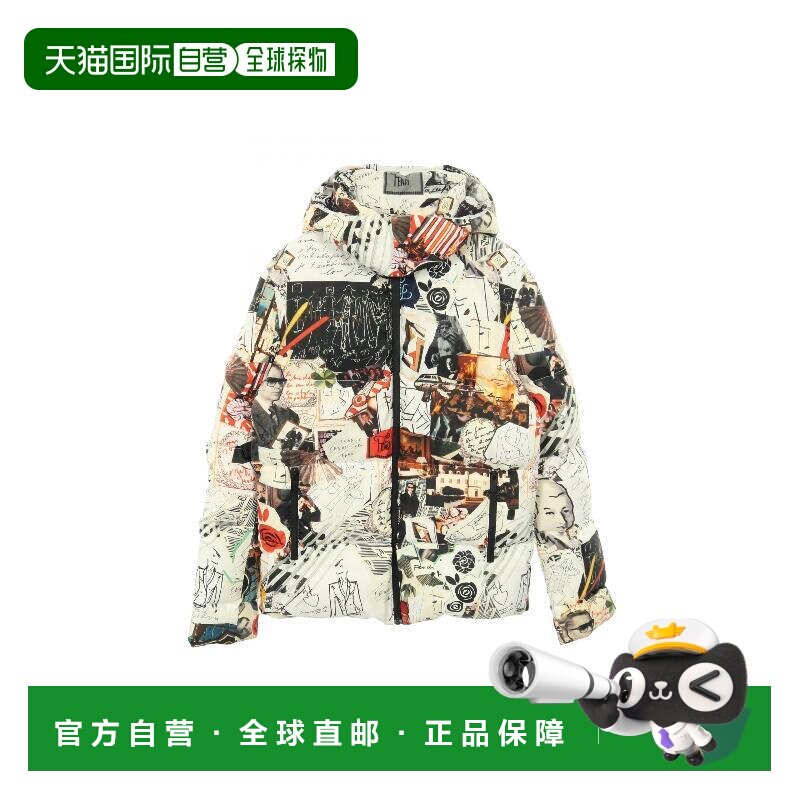 日本直邮中古Fendi芬迪女B级9新Down jacket羽绒夹克尼龙外套白色