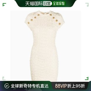 0PA AF0R6023KE51 白色女士连衣裙 香港直邮BALMAIN