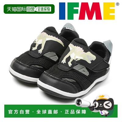 日本直邮IFME 儿童鞋水上鞋凉鞋夏季鞋12 厘米魔术贴尼龙搭扣男孩