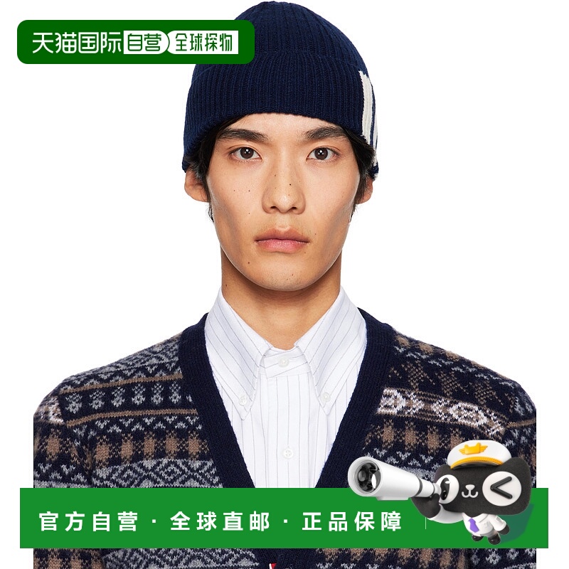 1h可退 香港直邮潮奢 Thom Browne 汤姆 布朗 男士 海军蓝 Cashme