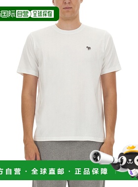 1h可退 香港直邮潮奢 Paul Smith 男士 斑马纹徽标T恤 M2R011RKZE
