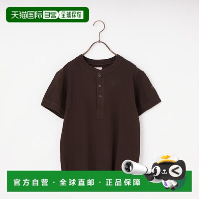 日本直邮FAITH MILLS 女士 纯棉亨利领纹理T恤 FAITH-261-08