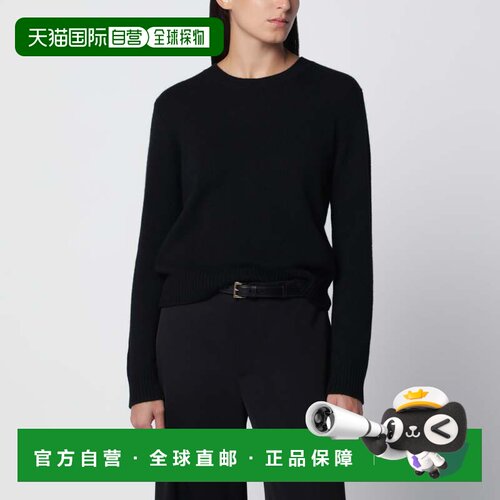 香港直邮LISA YANG 女士 Mable 圆领沙色羊绒毛衣 2022117WSBL
