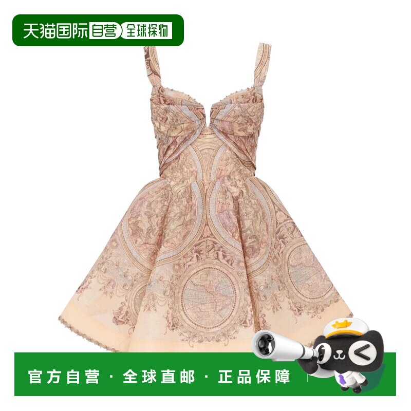 1h可退 香港直邮ZIMMERMANN 女士连衣裙 6493DF262CREAM AW2026图片