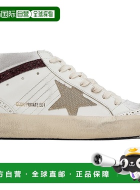 1h可退 香港直邮潮奢 GOLDEN GOOSE 女士 独家发售白色 Mid Star