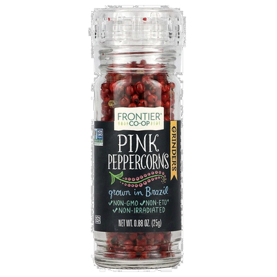 香港直发Frontier Co Op粉红胡椒内置可调磨具烹饪用25g