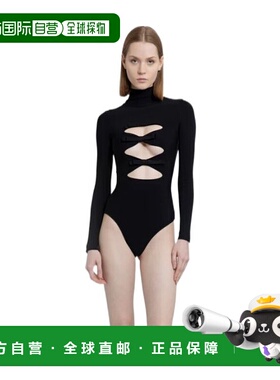 1h可退 香港直邮valentino 华伦天奴 女士 长袖连体衣 1B0K113F7J