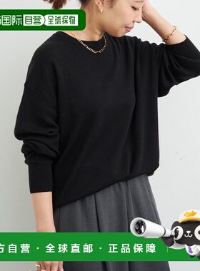 1h可退 日本直邮Deuxieme Classe 女装 全棉 圆领套头针织衫 意大