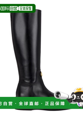 香港直邮valentino 华伦天奴 女士 VLogo on the Front 黑色徽章