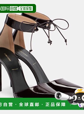 1h可退 香港直邮Tom Ford 汤姆 福特 女士 漆皮浅口鞋 red红色 舒